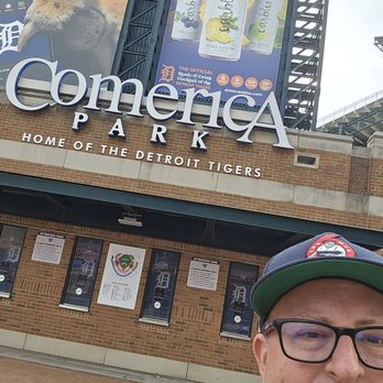 Comerica Park - Out front of one of the gates. - Stadiums & Arenas Near Me - Detroit, Michigan