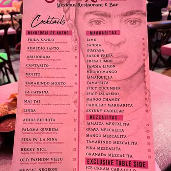 Santo Remedio - Current Drink Menu - Mexican Near Me - Orange, California Santo Remedio - Current Drink Menu - Mexican Near Me - Orange, California