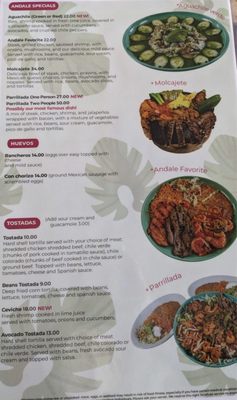 Menu photo 8 Andale Andale La Pine, OR Menu photo 8 Andale Andale La Pine, OR