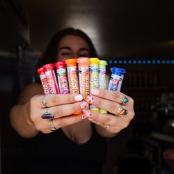 The Coffee Cottage - ZipFizz! We have a specialty menu for each of the tubes we carry! Amazing vitamins with 100mg of caffeine per tube!