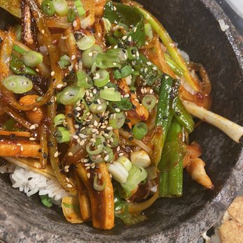 StoneAge - Spicy squid rice - Korean Near Me - Katy, Texas