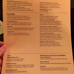 La Taqueria - Vegan menu available if you ask...