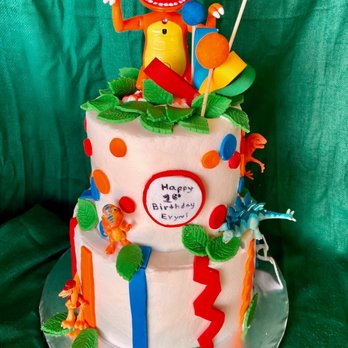 A Bakery Built for Two - My god son 1st birthday cake with buddy! - Cupcakes Near Me A Bakery Built for Two - My god son 1st birthday cake with buddy! - Cupcakes Near Me