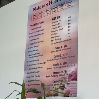 Natures Health Spa - Spa "menu" - Reflexology Near Me - Arlington, Virginia Natures Health Spa - Spa "menu" - Reflexology Near Me - Arlington, Virginia