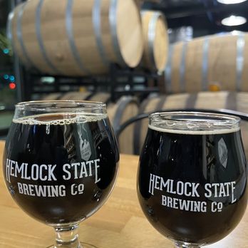 Hemlock State Brewing Co - Mousse Milk Stout and a Cherry BA Porter. Delish, enjoy. - Breweries Near Me - Mountlake Terrace, Washington Hemlock State Brewing Co - Mousse Milk Stout and a Cherry BA Porter. Delish, enjoy. - Breweries Near Me - Mountlake Terrace, Washington