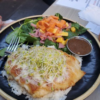 Down the Hatch Maui - Macadamia encrusted mahi 27.95 - Seafood Near Me - Lahaina, Hawaii Down the Hatch Maui - Macadamia encrusted mahi 27.95 - Seafood Near Me - Lahaina, Hawaii