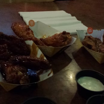 Buffalo Wild Wings - Zing flavor, teriyaki and I believe curry wings. - Chicken Wings Near Me - Burbank, California Buffalo Wild Wings - Zing flavor, teriyaki and I believe curry wings. - Chicken Wings Near Me - Burbank, California
