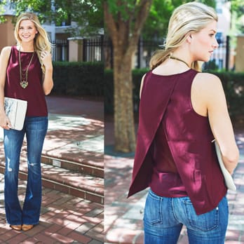 Luna - Top: BB Dakota  Denim: Genetic Denim  Clutch: GiGi New York necklace - Women's Clothing Near Me - Atlanta, Georgia