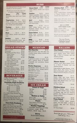 Menu photo 2 Tim's Pizza Olivet, MI