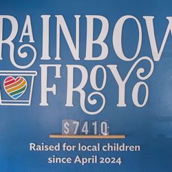 Rainbow Froyo - A portion of all sales are donated to a local children's charity