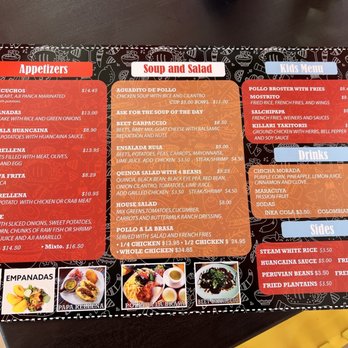 El Aji Peruano - Menu - Peruvian Near Me - Banning, California