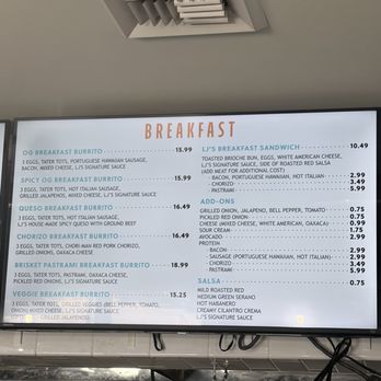 LJ's Lil' Cafe - menu - Breakfast & Brunch Near Me - Orange, California LJ's Lil' Cafe - menu - Breakfast & Brunch Near Me - Orange, California