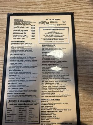 Menu photo 1 SC Cafe San Clemente, CA Menu photo 1 SC Cafe San Clemente, CA