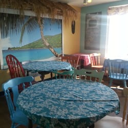 Hula Moon Cafe - The back dining room.
