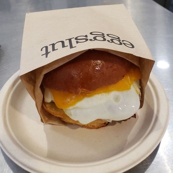 Eggslut - Bacon, Egg & Cheese - Breakfast & Brunch Near Me - Los Angeles, California