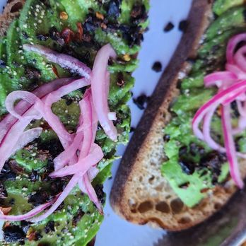Not Just Coffee - Dilworth - a sandwich with avocado and onions - Coffee & Tea Near Me - Charlotte, North Carolina Not Just Coffee - Dilworth - a sandwich with avocado and onions - Coffee & Tea Near Me - Charlotte, North Carolina