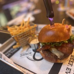 22 West Tap and Grill - 22 West Favorite Bridge Crew Burger