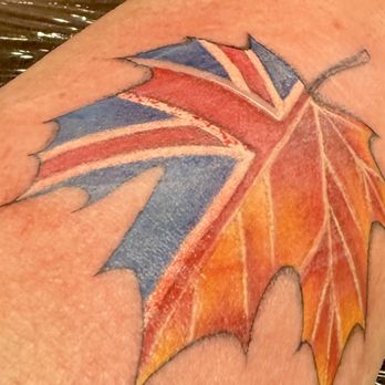 Sandbox Tattoos Ottawa - My tattoo celebrating my British and Canadian citizenship. - Tattoo Near Me - Ottawa, Ontario