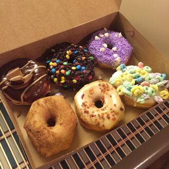 Wake n Bake - Loved! Wake N Bacon in the middle was awesome! - Donuts Near Me - Wilmington, North Carolina Wake n Bake - Loved! Wake N Bacon in the middle was awesome! - Donuts Near Me - Wilmington, North Carolina
