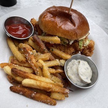 The Henry - Hot Honey Crispy Chicken Sandwich - New American Near Me - Phoenix, Arizona