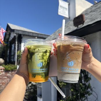 The Spicy Bean Lab - Mango matcha and Black Sesame Misugaru Latte - Coffee & Tea Near Me - Laguna Beach, California The Spicy Bean Lab - Mango matcha and Black Sesame Misugaru Latte - Coffee & Tea Near Me - Laguna Beach, California
