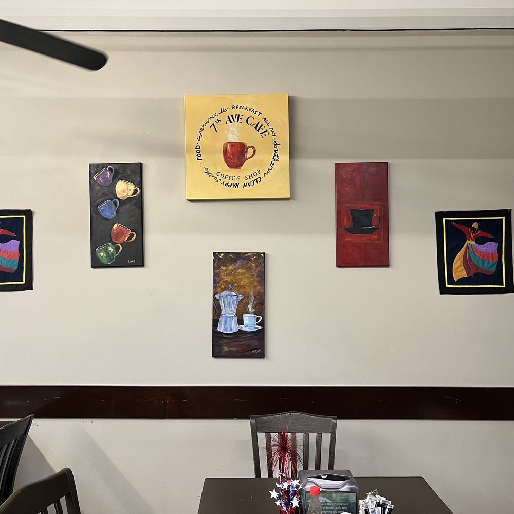 7th Ave Cafe - a dining room with tables and chairs - Coffee & Tea Near Me - Myrtle Beach, South Carolina