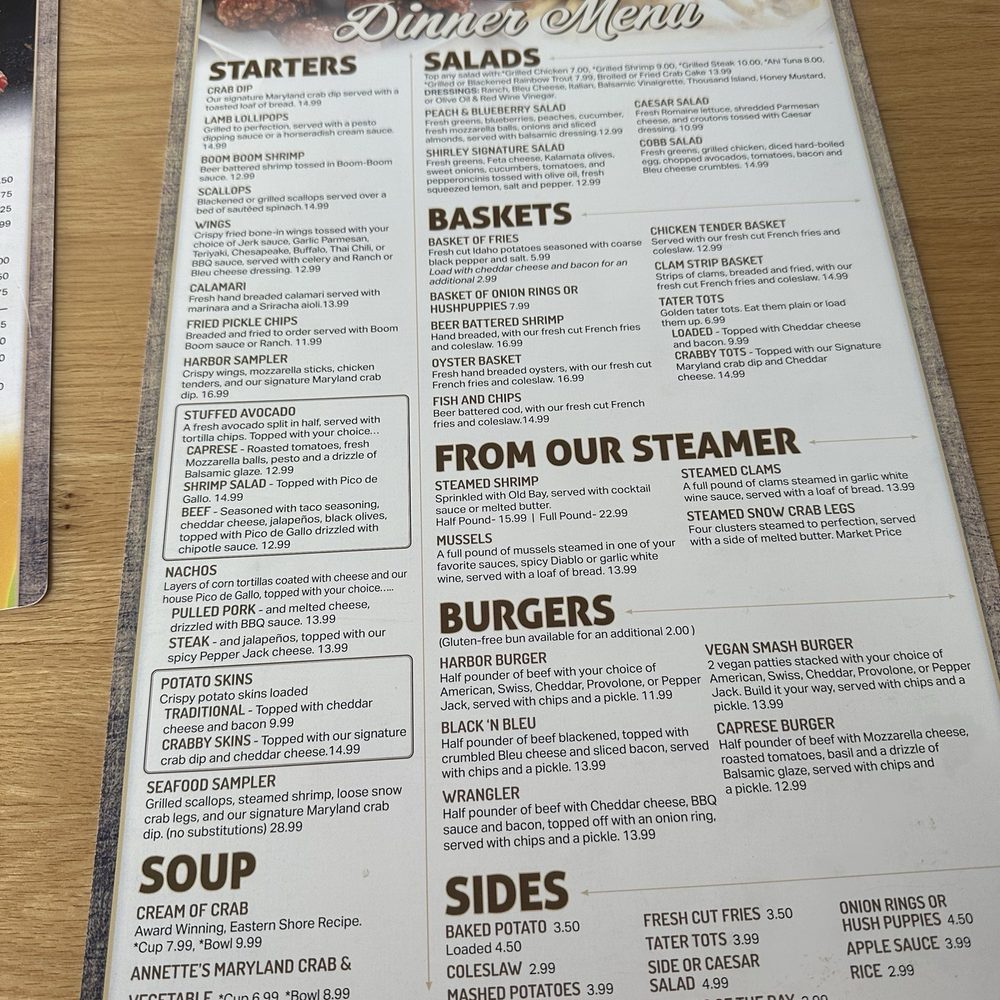 Happy Harbor - Menu - Venues & Event Spaces Near Me - Deale, Maryland Happy Harbor - Menu - Venues & Event Spaces Near Me - Deale, Maryland