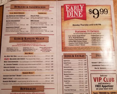 Menu photo 8 Texas Roadhouse Miami, FL Menu photo 8 Texas Roadhouse Miami, FL