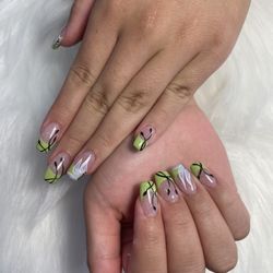 Vv Nails 2 - Full set acrylic with designs