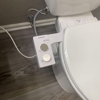 My Go 2 Guy - Nice portable bidets and hooked up hose for warm water sprayer. He was proactive on shutoff valves as well. A+ workmanship! - Handyman Near Me My Go 2 Guy - Nice portable bidets and hooked up hose for warm water sprayer. He was proactive on shutoff valves as well. A+ workmanship! - Handyman Near Me