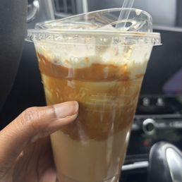 Didn't even take a sip as you can see from my straw.