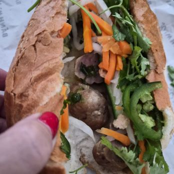 Banh Mi Oi - Grilled pork sausage banh mi - Vietnamese Near Me - Falls Church, Virginia Banh Mi Oi - Grilled pork sausage banh mi - Vietnamese Near Me - Falls Church, Virginia