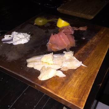 Mignon - Smoked fish platter. Trout and salmon. - Wine Bars Near Me - Los Angeles, California Mignon - Smoked fish platter. Trout and salmon. - Wine Bars Near Me - Los Angeles, California