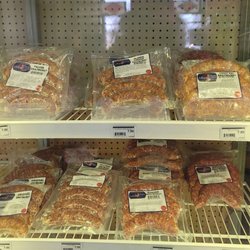 Columbus West Travel Center - You know you're in Wisconsin lol Brat varieties galore!