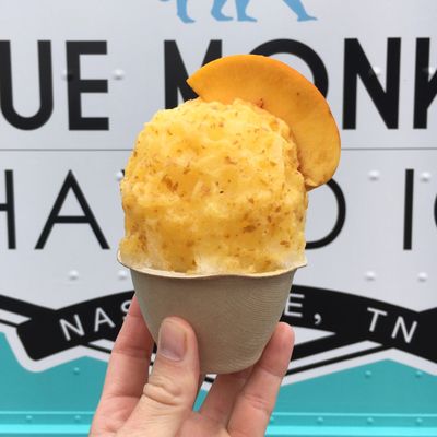 Blue Monkey Shaved Ice by null