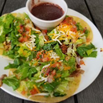 Backyards - Triple Tacos with black beans - New American Near Me - Scottsdale, Arizona Backyards - Triple Tacos with black beans - New American Near Me - Scottsdale, Arizona