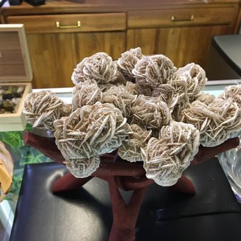 Crystal Lounge by Crystallography Gems - Rose crystals - Gemstones & Minerals Near Me - Seattle, Washington