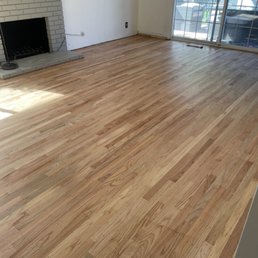 Refinished hardwood floors. Refinished hardwood floors.