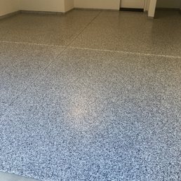 Tuxedo flake epoxy garage floor Tuxedo flake epoxy garage floor