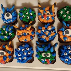 Vanilla Lane Bake Shop - Monster cupcakes