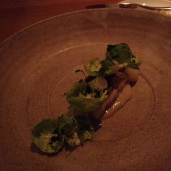 Commis - Raw scallop and oyster salad. Tastes way better than it sounds! - New American Near Me - Oakland, California Commis - Raw scallop and oyster salad. Tastes way better than it sounds! - New American Near Me - Oakland, California