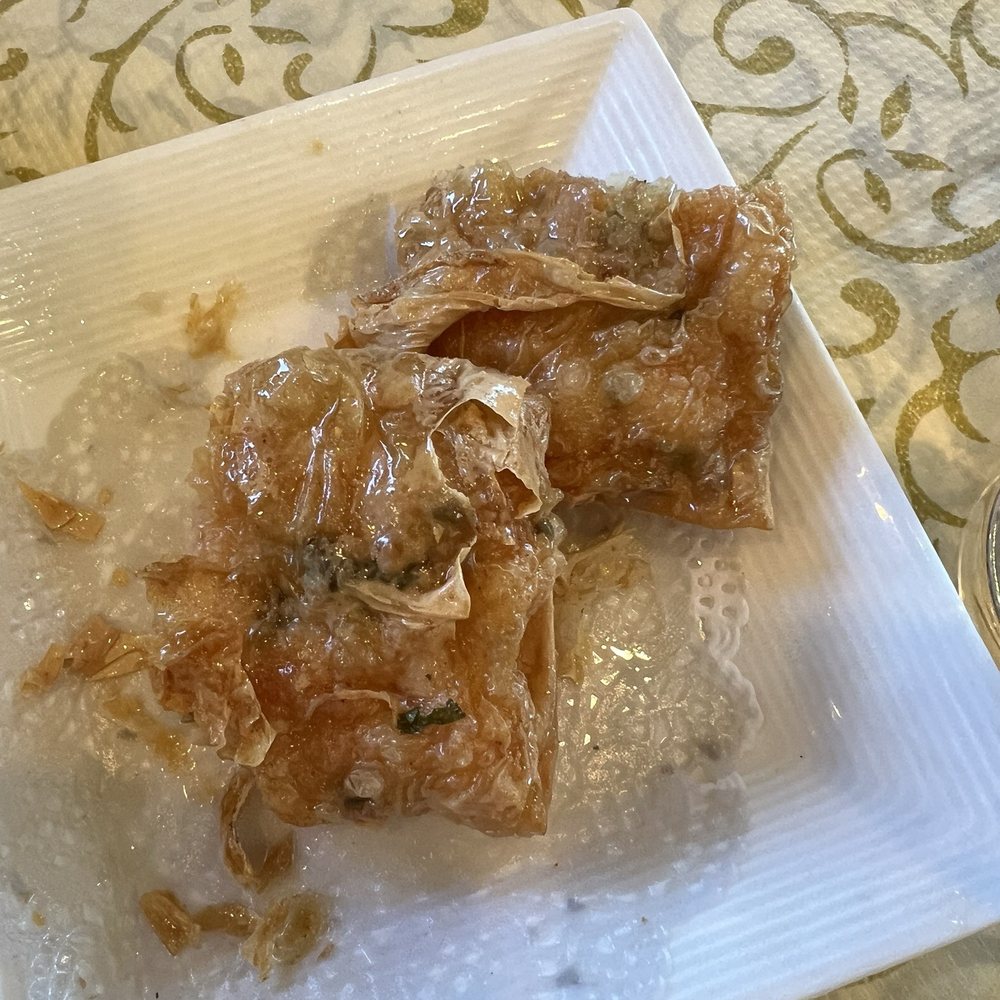 King Wah - Fried Tofu Skin with shrimp - Dim Sum Near Me - Pleasanton, California King Wah - Fried Tofu Skin with shrimp - Dim Sum Near Me - Pleasanton, California