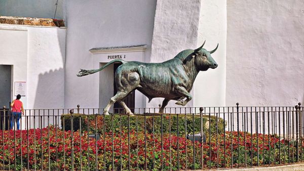 Bullring of the Royal Cavalry of Ronda by null