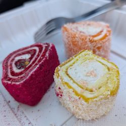 King of Kabab - Red velvet w/ pistachio + lemon + orange  treat