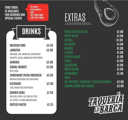 Menu photo 4 Taqueria La Barca Eureka, CA