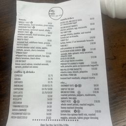 Menu.  Highly recommend Marcus toast