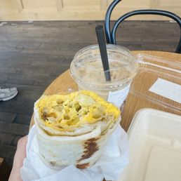 Egg cheese burrito