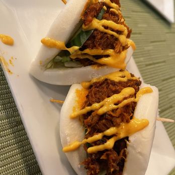 Shokudo - Spicy Pork Bun (2 PCS) - Ramen Near Me - Hoboken, New Jersey Shokudo - Spicy Pork Bun (2 PCS) - Ramen Near Me - Hoboken, New Jersey