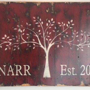 All About Pallets - Family Tree Wallboard. Rustic Red with White Tree. Two sizes 30"x50" and 24"x36". Personalized with your name and meaningful date. - Home Decor Near Me - Murray, Utah All About Pallets - Family Tree Wallboard. Rustic Red with White Tree. Two sizes 30"x50" and 24"x36". Personalized with your name and meaningful date. - Home Decor Near Me - Murray, Utah
