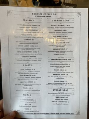 Menu photo 3 Kobrick Coffee New York, NY Menu photo 3 Kobrick Coffee New York, NY